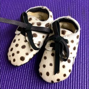 Donsje NEW leopard print hair bootie shoe